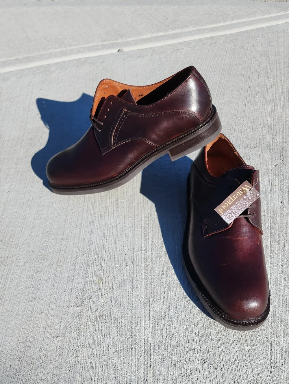 Johnston & Murphy Waterproof Passport Men's Derby Shoes Size 11 M